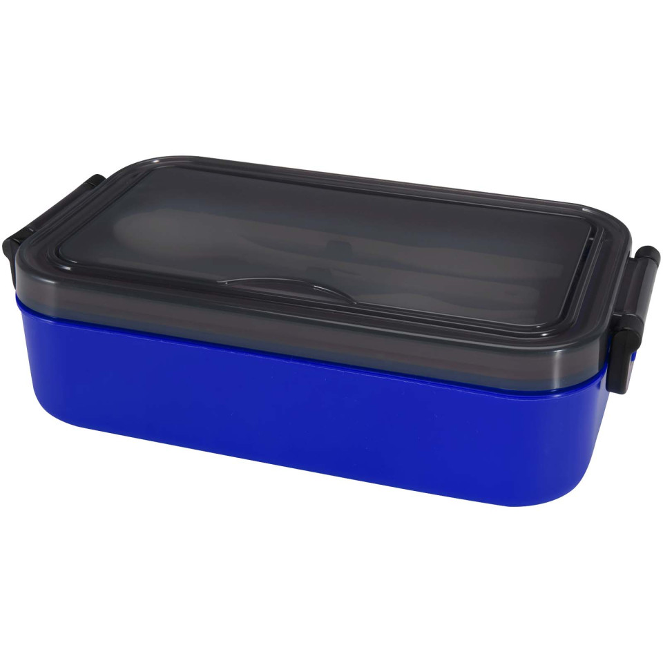 Lunch box publicitaire et ensemble de couverts Snappy 1000 ml