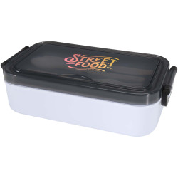 Lunch box publicitaire et ensemble de couverts Snappy 1000 ml