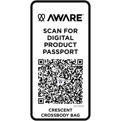 Sac publicitaire bandoulière recyclé Crescent 500 g/m² Aware™