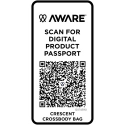 Sac publicitaire bandoulière recyclé Crescent 500 g/m² Aware™