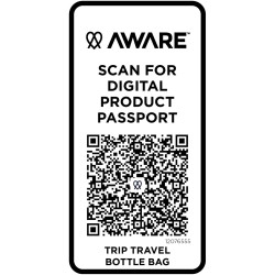 Sac publicitaire porte-bouteille Trip Aware™ de 2 L en matériaux recyclés