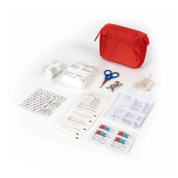 Kit publicitaire de premiers secours 31 pièces Basic