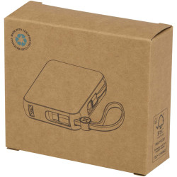 Batterie publicitaire externe Acrux de 10 000 mAh et 35 W pour tablette avec câble Type-C intégré recyclé