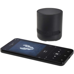 Haut-parleur publicitaire Hunor sans fil de 3 W en plastique recyclé