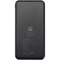 Batterie publicitaire de secours Intan de 10 000 mAh et 10 W en plastique recyclé