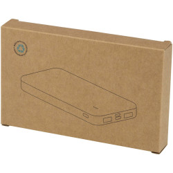 Batterie publicitaire de secours Intan de 10 000 mAh et 10 W en plastique recyclé