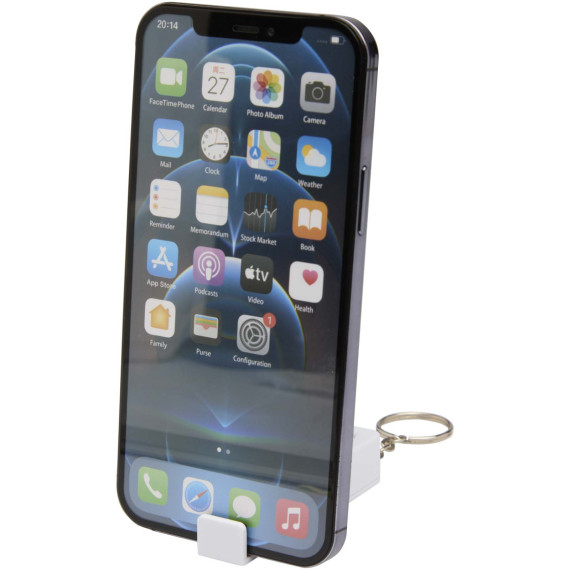 Support publicitaire de téléphone Aggia avec jouet fidget en plastique recyclé