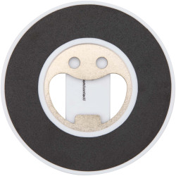 Support publicitaire de téléphone magnétique Ain en plastique recyclé avec décapsuleur