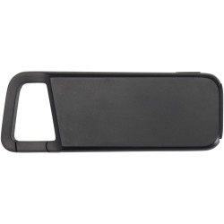 Batterie publicitaire externe Alkes de 5 000 mAh et 12 W en plastique recyclé résistante à l’eau avec mousqueton