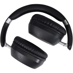 Casque publicitaire supra-auriculaire Hoggar pliable ANC et ENC en plastique recyclé