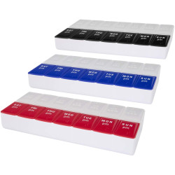 Pilulier publicitaire semainier multi-vitamines matin/après-midi Cycle