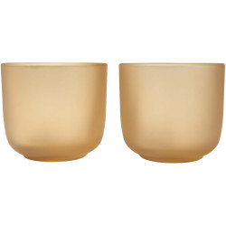 Gobelets publicitaires en verre Male de 200 ml lot de 2