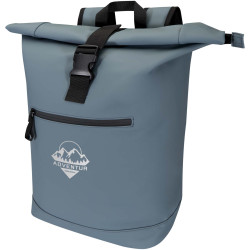 Sac publicitaire à dos Roll Top Resi Plus de 18 L et 15" en matériaux recyclés certifiés GRS