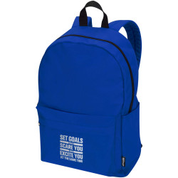 Sac publicitaire à dos pour ordinateur portable Byron de 16 L et 14" en matériaux recyclés certifiés GRS