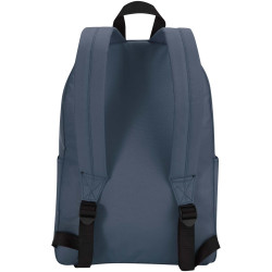 Sac publicitaire à dos pour ordinateur portable Byron de 16 L et 14" en matériaux recyclés certifiés GRS