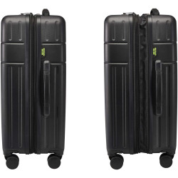 Valise publicitaire extensible Rover de 70 L et 24" en matériaux recyclés certifiés GRS