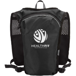 Gilet publicitaire de course Nomad de 5 L en matériaux recyclés certifiés GRS avec système d’hydratation