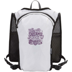 Gilet publicitaire de course Nomad de 5 L en matériaux recyclés certifiés GRS avec système d’hydratation