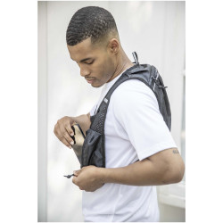 Gilet publicitaire de course Nomad de 5 L en matériaux recyclés certifiés GRS avec système d’hydratation