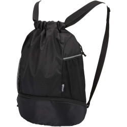 Sac publicitaire de sport Nomad à cordon en matériaux recyclés certifiés GRS avec compartiment inférieur de 18 L