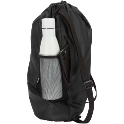 Sac publicitaire de sport Nomad à cordon en matériaux recyclés certifiés GRS avec compartiment inférieur de 18 L