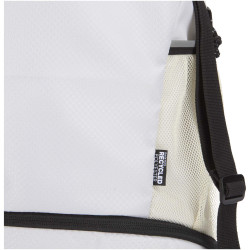 Sac publicitaire de sport Nomad à cordon en matériaux recyclés certifiés GRS avec compartiment inférieur de 18 L