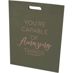 Sac publicitaire shopping EcoSeal non tissé de 5 L en matériaux recyclés certifiés GRS