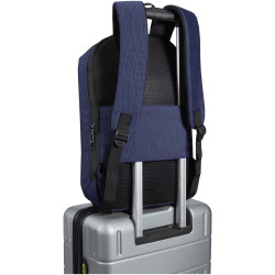 Sac publicitaire à dos antivol pour ordinateur portable 15" Luma de 10 L en matériaux recyclés GRS