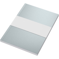 Cahier publicitaire A5 Novella Austen à couverture souple métallisée de 100 feuilles