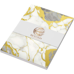 Cahier publicitaire A5 Novella Austen à couverture souple métallisée de 100 feuilles