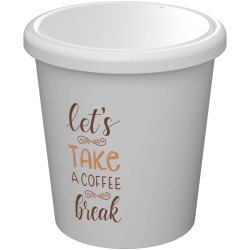 Gobelet publicitaire Americano® Piccolo de 100 ml avec couvercle