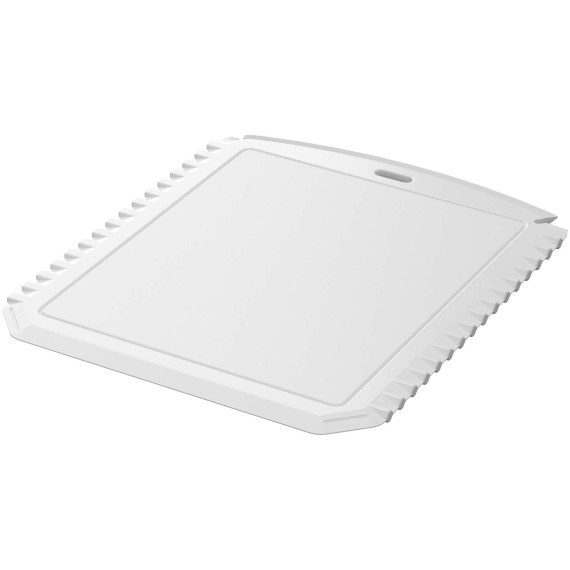 Grattoir publicitaire à glace Thrym rectangulaire et en plastique recyclé