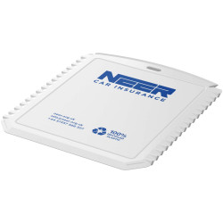 Grattoir publicitaire à glace Thrym rectangulaire et en plastique recyclé