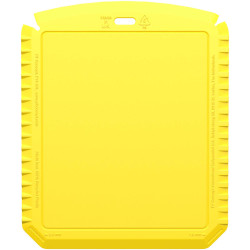 Grattoir publicitaire à glace Thrym rectangulaire et en plastique recyclé