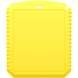 Grattoir publicitaire à glace Thrym rectangulaire et en plastique recyclé