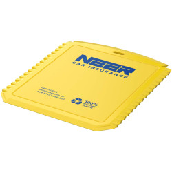 Grattoir publicitaire à glace Thrym rectangulaire et en plastique recyclé