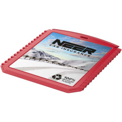 Grattoir publicitaire à glace Thrym rectangulaire et en plastique recyclé