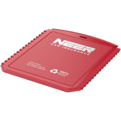 Grattoir publicitaire à glace Thrym rectangulaire et en plastique recyclé