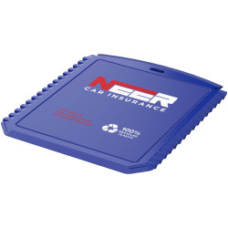 Grattoir publicitaire à glace Thrym rectangulaire et en plastique recyclé