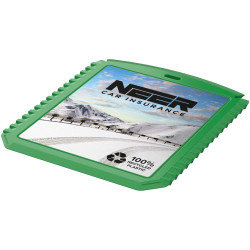 Grattoir publicitaire à glace Thrym rectangulaire et en plastique recyclé