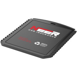 Grattoir publicitaire à glace Thrym rectangulaire et en plastique recyclé