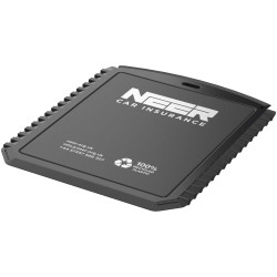 Grattoir publicitaire à glace Thrym rectangulaire et en plastique recyclé