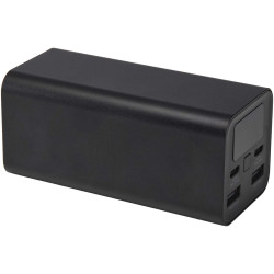 Batterie publicitaire de secours Acamar de 20 000 mAh et 70 W en aluminium recyclé pour ordinateur portable