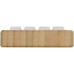 Support publicitaire de téléphone Algol avec jouet fidget en plastique recyclé et détails en bambou