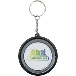 Porte-clés publicitaire fidget gyroscope en plastique recyclé Spinx