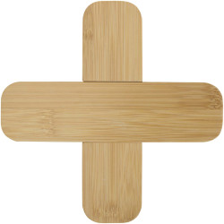 Dessous de plat publicitaire Croc en bambou grand format