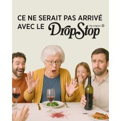 Drop stop publicitaire fabriqué en Europe