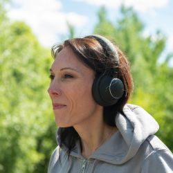 Casque publicitaire à réduction de bruit ANC Bluetooth sans fil Jundo