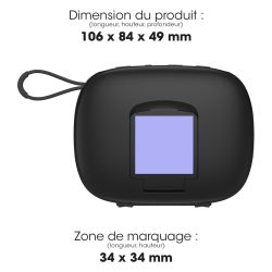 Enceinte publicitaire sans fil 5 watts Kaoru