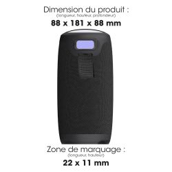 Enceinte publicitaire bluetooth 10W Nishin